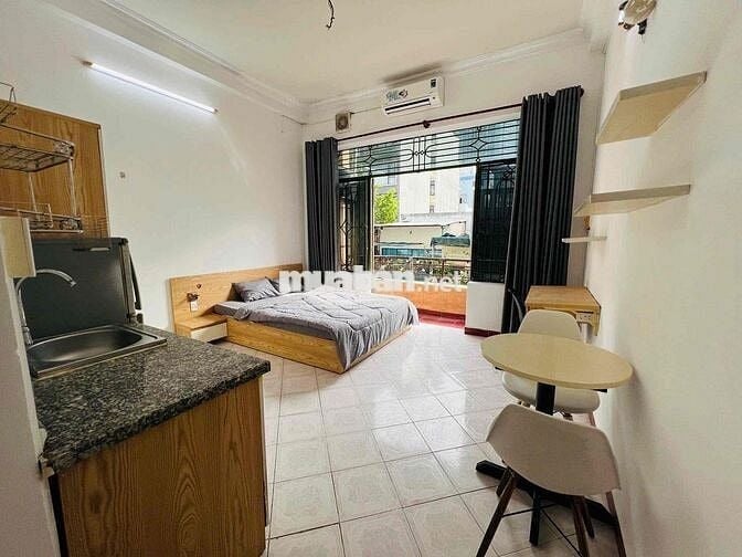 Cho Thuê Studio Ban Công 35M2 Bình Thạnh_Ngay Cầu Thị Nghè 2_Full NT