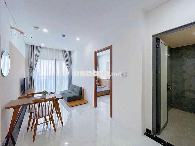 🌏 Căn Hộ 1PN Tách Bếp Q. Phú Nhuận - Full Nội Thất Mới - Bancol Lớn