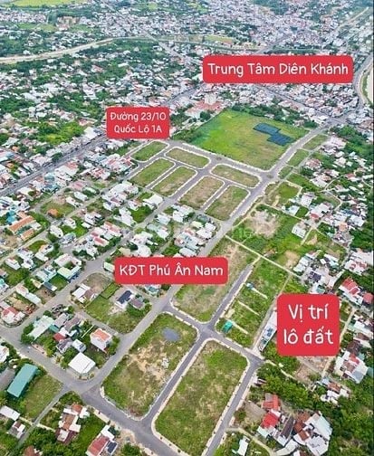 Cần tiền bán rẻ lô đất xã Diên An cạnh KĐT Phú Ân Nam dân cư đông đúc