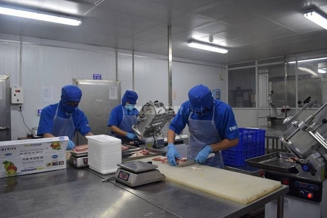 Cần tuyển nhân viên sơ chế thịt - Cần Giuộc