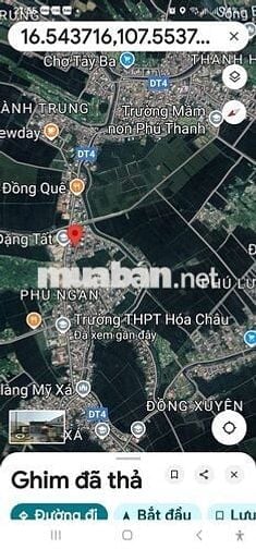 Đất Khổ Đẹp Tại Phường Hóa Châu 10x20