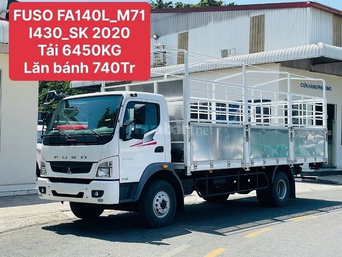 FUSO FA140L THÙNG MUI BẠT  - Giao ngay giá lăn bánh chỉ 740 triệu
