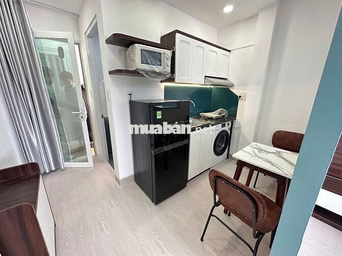 CĂN HỘ 1 FULL NỘI THẤT, MÁY GIẶT RIÊNG, CỬA SỔ LỚN Ở NGUYỄN VĂN ĐẬU BT