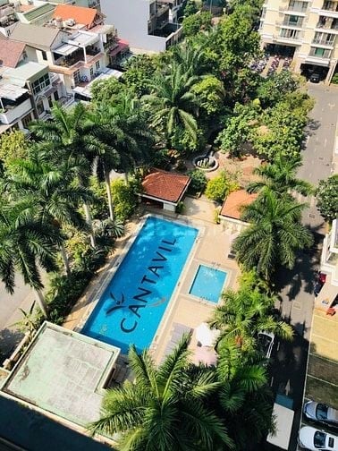 Cho thuê căn hộ Cantavil An Phú: 80m2, 3PN, có đầy đủ nội thất. 
