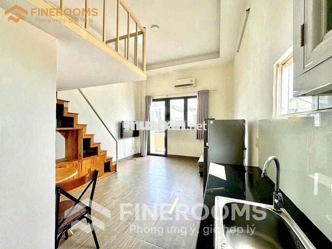 CHO THUÊ CĂN HỘ FULL NỘI THẤT – CÓ BAN CÔNG & CỬA SỔ NGAY THÂN NHÂN TR