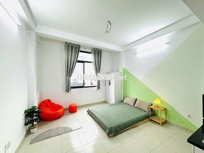 KHAI TRƯƠNG 30P STUDIO CAO CẤP NGAY CẦU THỊ NGHÈ 2-FULL NT-CỬA SỔ TRỜI
