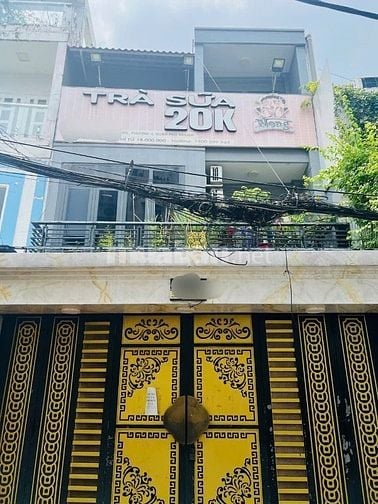 Hẻm xe hơi Thích Q Đức,Ngang 5,6m,4Tầng,9PN,Nở Hậu 8,5m,Thu nhập tốt 