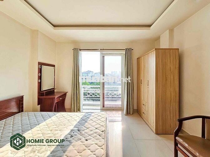 studio ban công cửa rộng 3p qua kcx, UFM