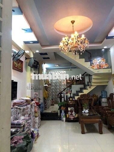 Nhà 1 trệt 1 lầu hẻm ga Cổng Đình ấp2 vlb bình chánh