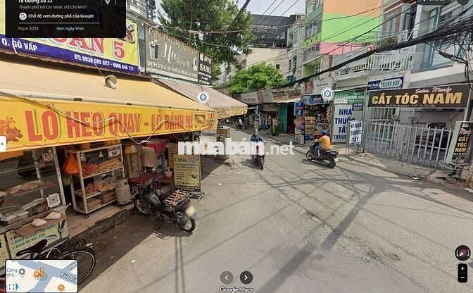 Nhà MT Bùi Quang Là, Vị trí đẹp, ngay ngã 4, 1T 1L, TL