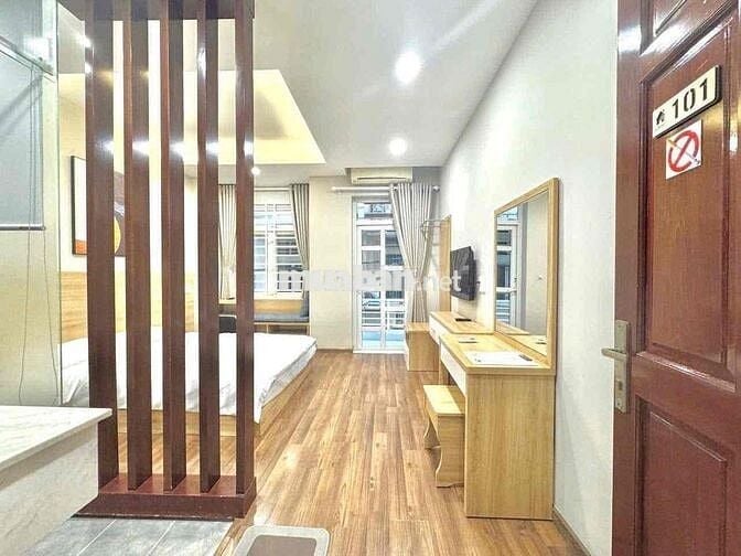 CHO THUÊ CĂN HỘ BAN CÔNG NGAY TRƯỜNG SA Q3 MỚI + FULL NỘI THẤT GIÁ RẺ