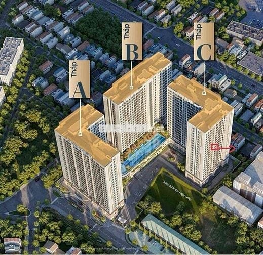 Căn hộ 2PN+ The Privia full thuế phí