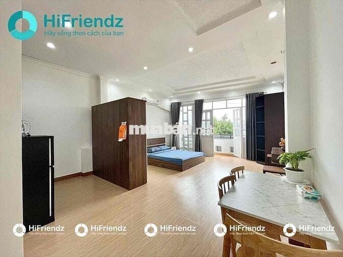 CĂN HỘ STUDIO 40M2 - BAN CÔNG FULL NỘI THẤT
