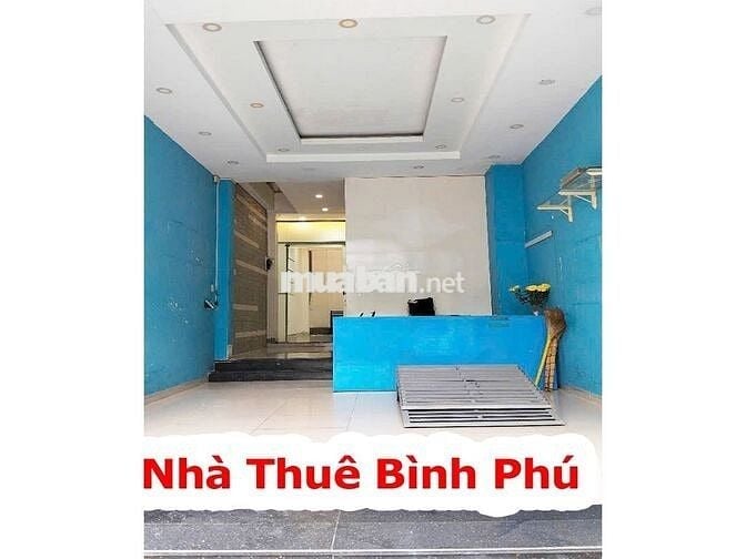 Nhà MT Khu Bình Phú - 4 x 17M - 18Tr/Th - Gần Chợ