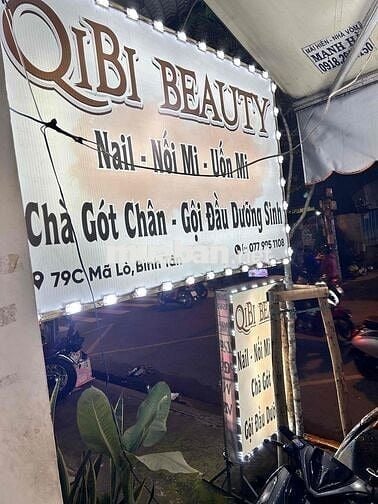 sang mặt bằng làm đẹp do phải sắp lấy chồng không làm nữa