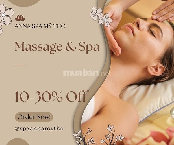 Massage Body, Gội Đầu Dưỡng Sinh, Nặn Mụn Uy tín Tại Mỹ Tho