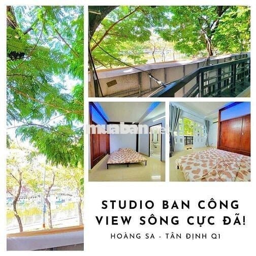 Cho thuê phòng Quận 1 full nội thất view sông cực chill gần trung tâm