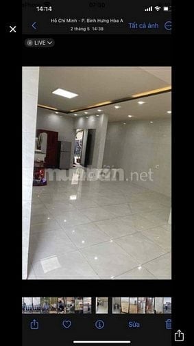 Bán nhà tại Đường Số 3, dt 5.5x10 - 1 đúc giả , bhha BT, HCM, chỉ với 