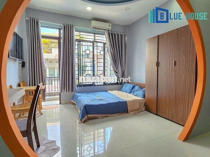 Cho thuê căn hộ dịch vụ Studio Full NT Gần Sân Bay