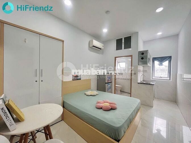 STUDIO FULL NỘI THẤT GẦN CẦU KÊNH TẺ SÁT QUẬN 1 SIÊU ĐẸP