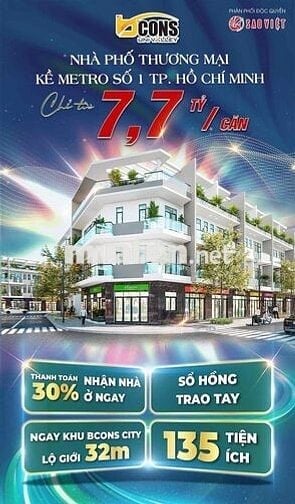 BÁN NHÀ PHỐ KINH DOANH MỌI NGÀNH NGHỀ- UNI VALLEY