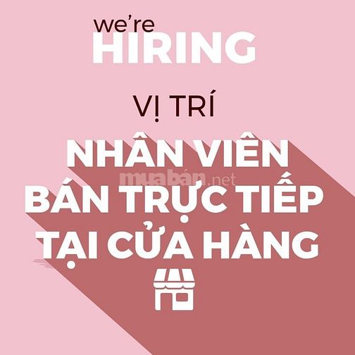 VIỆC LÀM BÁN HÀNG TẠI HCM, VIỆC THỜI VỤ CẬN LỄ / LÂU DÀI 