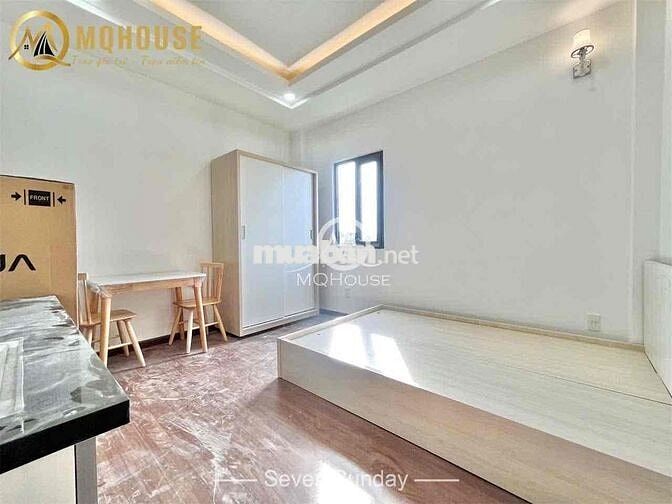 Phòng trọ full nội thất, cửa sổ trời - Đi bộ qua đại học Văn Lang CS3
