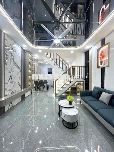 NHÀ ĐẸP NỘI THẤT THIẾT KẾ TINH TẾ  - P8 GV - DTSD 75m2 CHƯA ĐẾN 5 TỎI