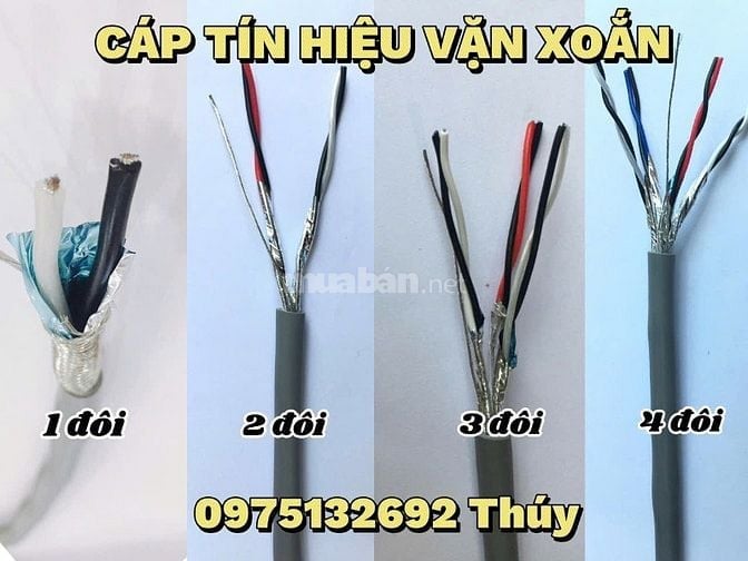  CÁP TÍN HIỆU VẶN XOẮN AWG – CHỐNG NHIỄU, TRUYỀN TÍN HIỆU ỔN ĐỊNH