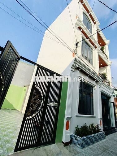 BÁN NHÀ 3 TẦNG SHR 104M2  LÊ VĂN KHƯƠNG HIỆP THÀNH Q12 – 6.2 TỶ HẺM 9M