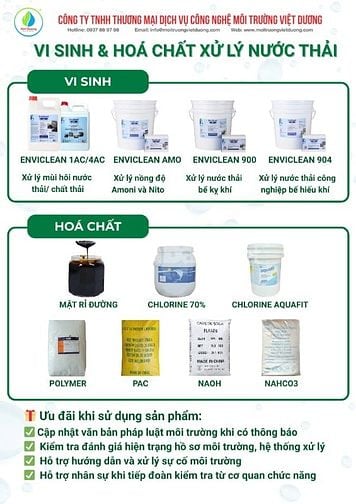 Hóa chất vi sinh xử lý môi trường