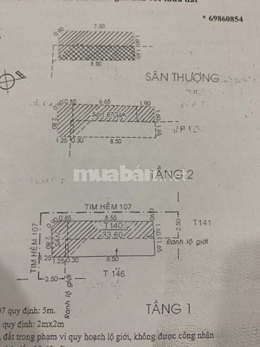 Cần bán nhà đường Bành Văn Trân