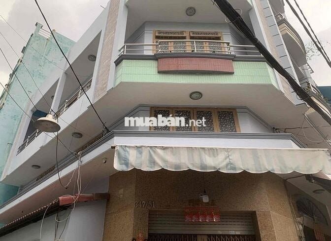 Nhà Mới Góc 2MT Hẻm Xe Tải Đường Minh Phụng , 2 lầu
