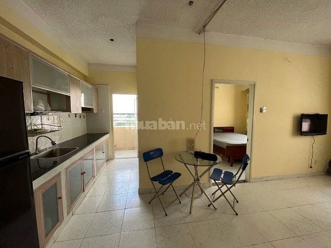 Chung cư Vũ Huy Tấn, P3, BT: 8tr5/th, 1p ngủ, full nội thất, 75m2