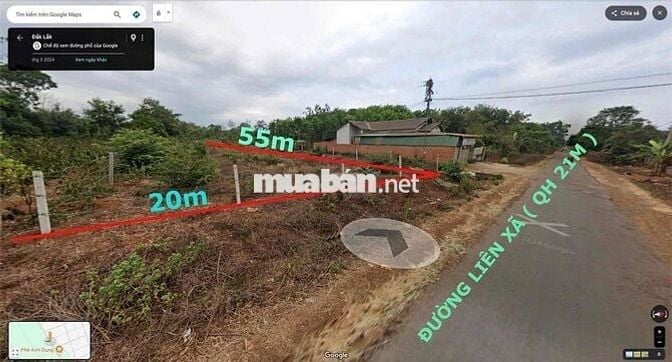 Lô góc 20 x 55 trục chính Liên Xã Eadrong KCN Phú Xuân