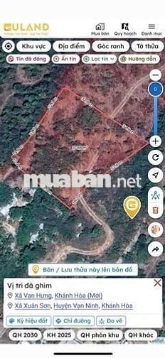 bán lô đất trồng cây 3788m2 tại xuân Ninh, xuân Sơn, Vạn Ninh