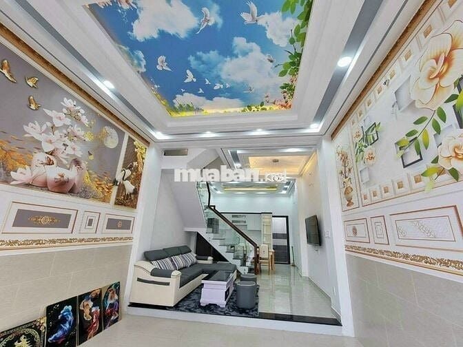 BÁN GẤP CĂN NHÀ MẶT TIỀN ĐƯỜNG HÙNG VƯƠNG BẾN CÁT 75m2 GIÁ CHỈ 1TY980