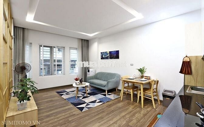 CĂN HỘ DỊCH VỤ 1 NGỦ CHO THUÊ PHỐ LINH LANG – GẦN LOTTE