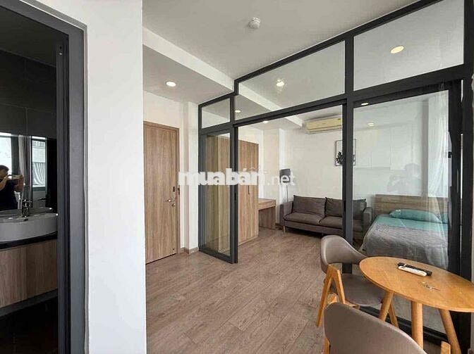 căn 1 phòng ngủ ngay trần văn khê, 40m2 có ban công full nội thất