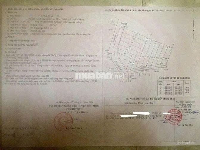 BÁN DÃY TRỌ NGAY THỊ TRẤN HÓC MÔN 120m2 GIÁ 880 TRIỆU