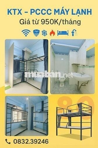 🏠Ký Túc Xá Giá Rẻ Quận Phú Nhuận uy tính, bao điện nước nhiều tiện ích