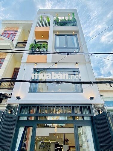 NHÀ ĐẸP HẺM XE HƠI Ở NGAY P16 GÒ VẤP - 4 TẦNG 4 PN - ĐẦY ĐỦ NỘI THẤT