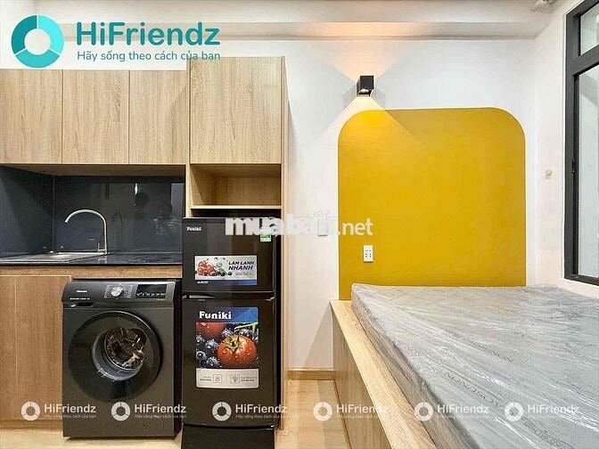 STUDIO FULL NỘI THẤT MÁY GIẶT RIÊNG GẦN EMART PHAN HUY ÍCH GÒ VẤP