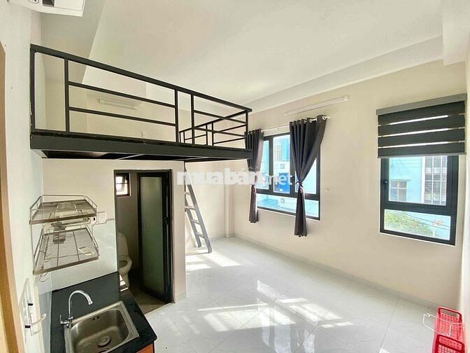 Cho thuê phòng Gò Vấp, gần UIH, VLU,.... Mới. 4 cửa sổ đón nắng