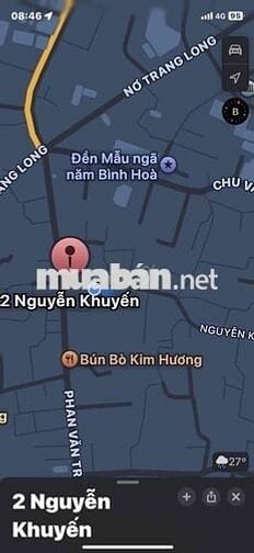 Bán cặp đất mặt tiền đường Nguyễn khuyến.p 12-trung tâm bình thạnh-