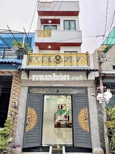 🏡HẺM 6M THÔNG–NHÀ 3 TẦNG MỚI ĐẸP –52M²(4x13) –SÁT CHỢ GÒ XOÀI– CHỈ  5.