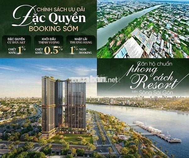 A&T SG Riverside, căn hộ bên sông Sài Gòn chuẩn Resort 5s