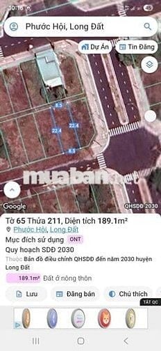 LÔ ĐẤT ĐẸP THUỘC TÁI ĐỊNH CƯ KIM LIÊN GẦN BIỂN PHƯỚC HẢI - TP.HCM Dt: