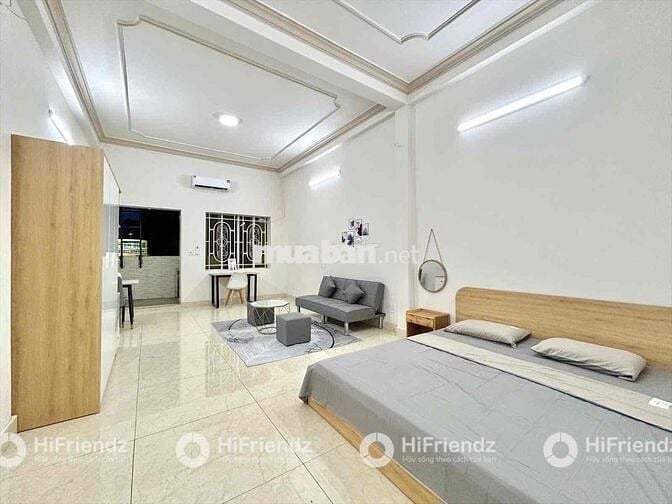 CĂN HỘ STUDIO CỬA SỔ TRỜI GẦN VÒNG XOAY LĂNG CHA CẢ, TIỆN ĐI NHÀ GA T3