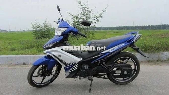 Bán xe máy Yamaha Exciter xanh trắng đời 2011